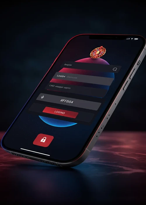 Screenshot of the Doctor Spins Casino login interface on a mobile device, showing fields for email and password.